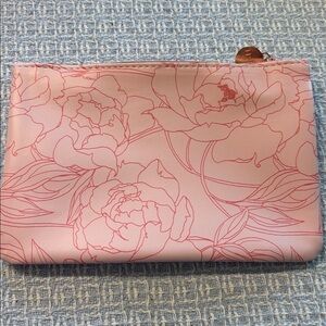 Ipsy Vibrant Coral Pouch
